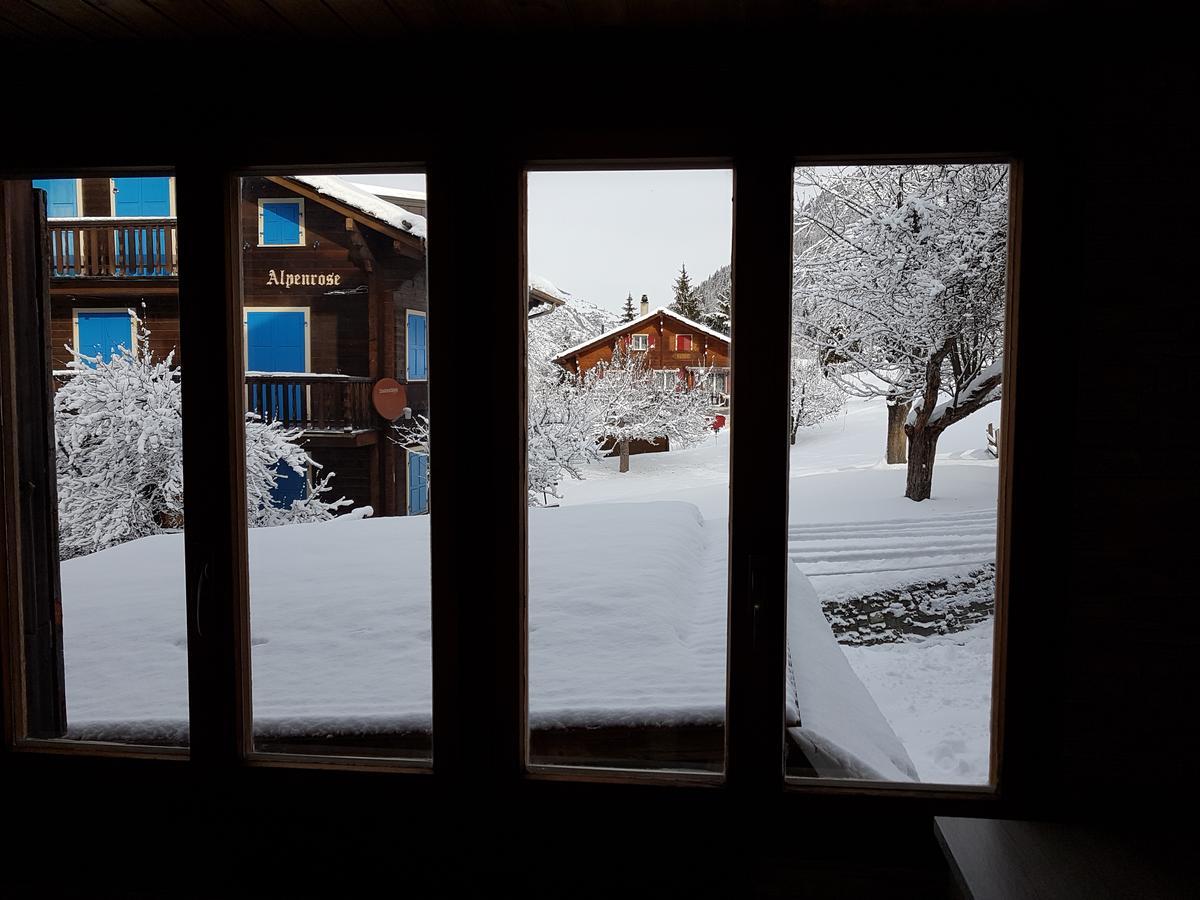 Ferienwohnung Alpen-Sonne Sankt Niklaus Exterior foto