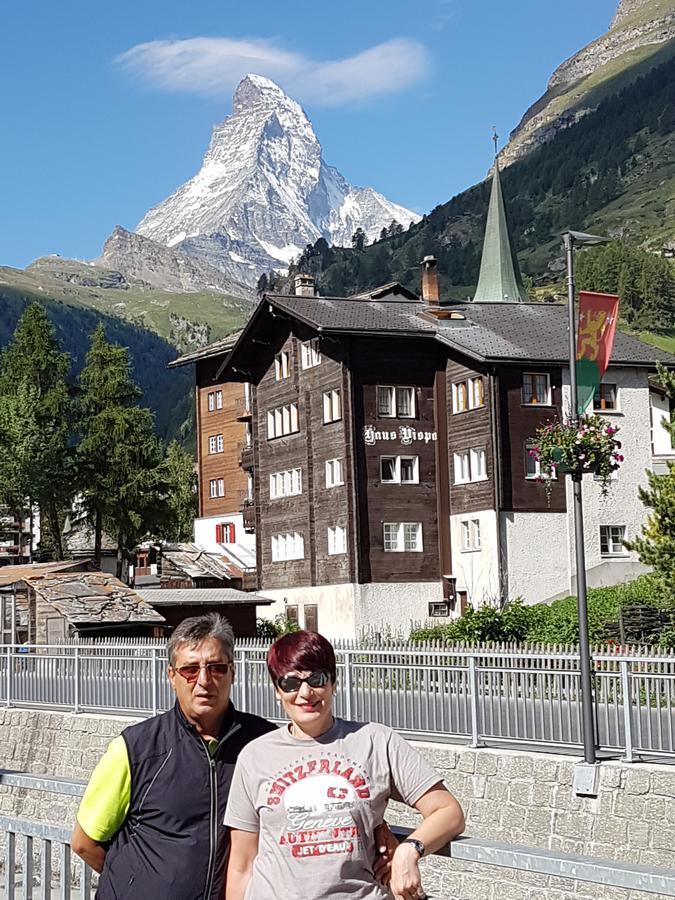 Ferienwohnung Alpen-Sonne Sankt Niklaus Exterior foto
